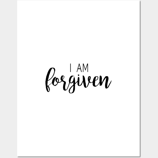 I am forgiven Wall Art by Dhynzz